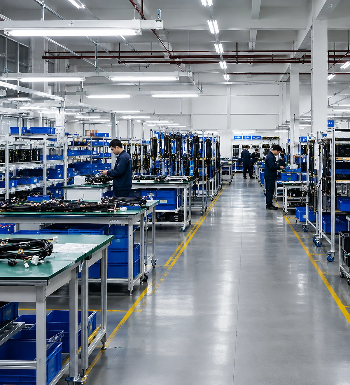 JowChain custom wire harness manufacturing workshop