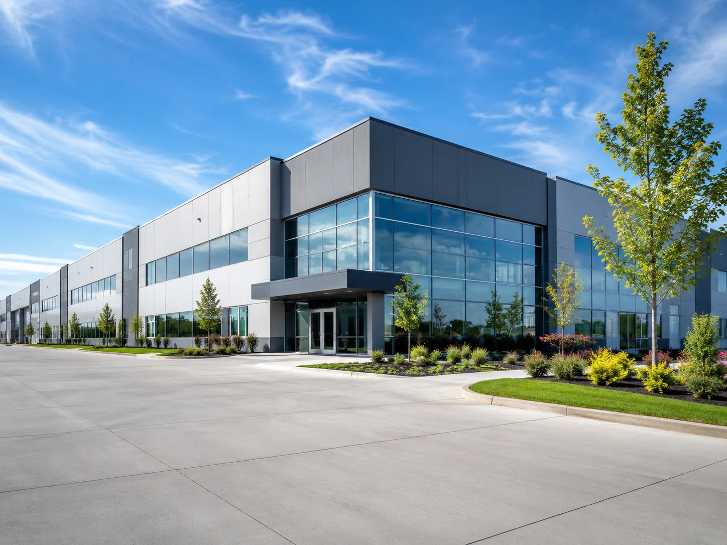 Modern manufacturing facility representing JowChain company operations