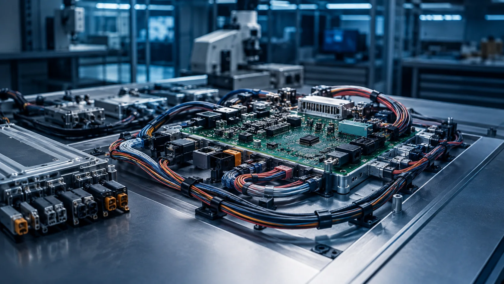 Electronic equipment wiring harness solution