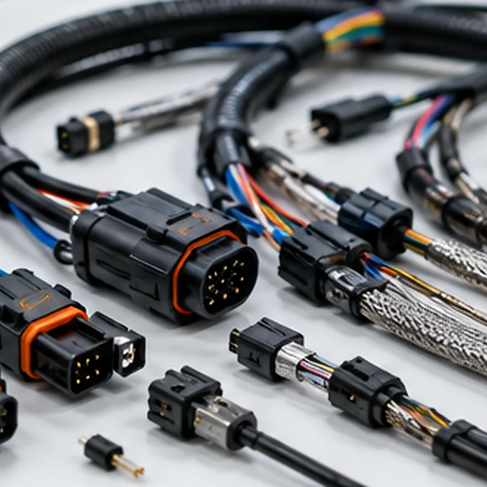 PTFE high-temperature robotics wiring harness