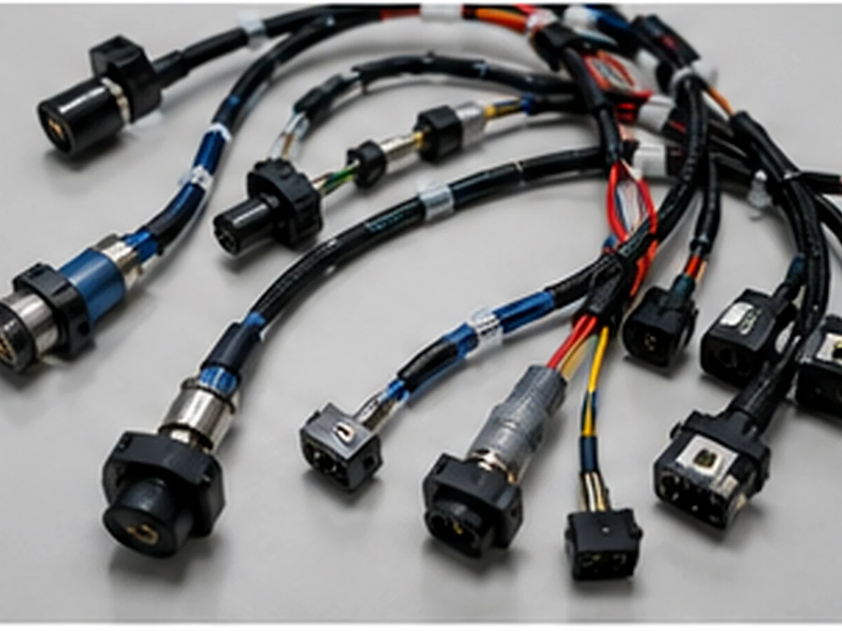 Sensor and actuator electronic wire harness