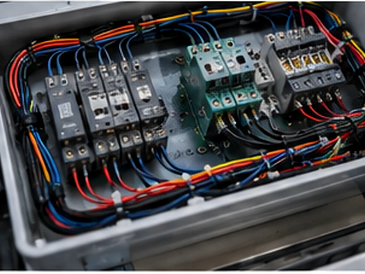 Control panel electronic wiring harness