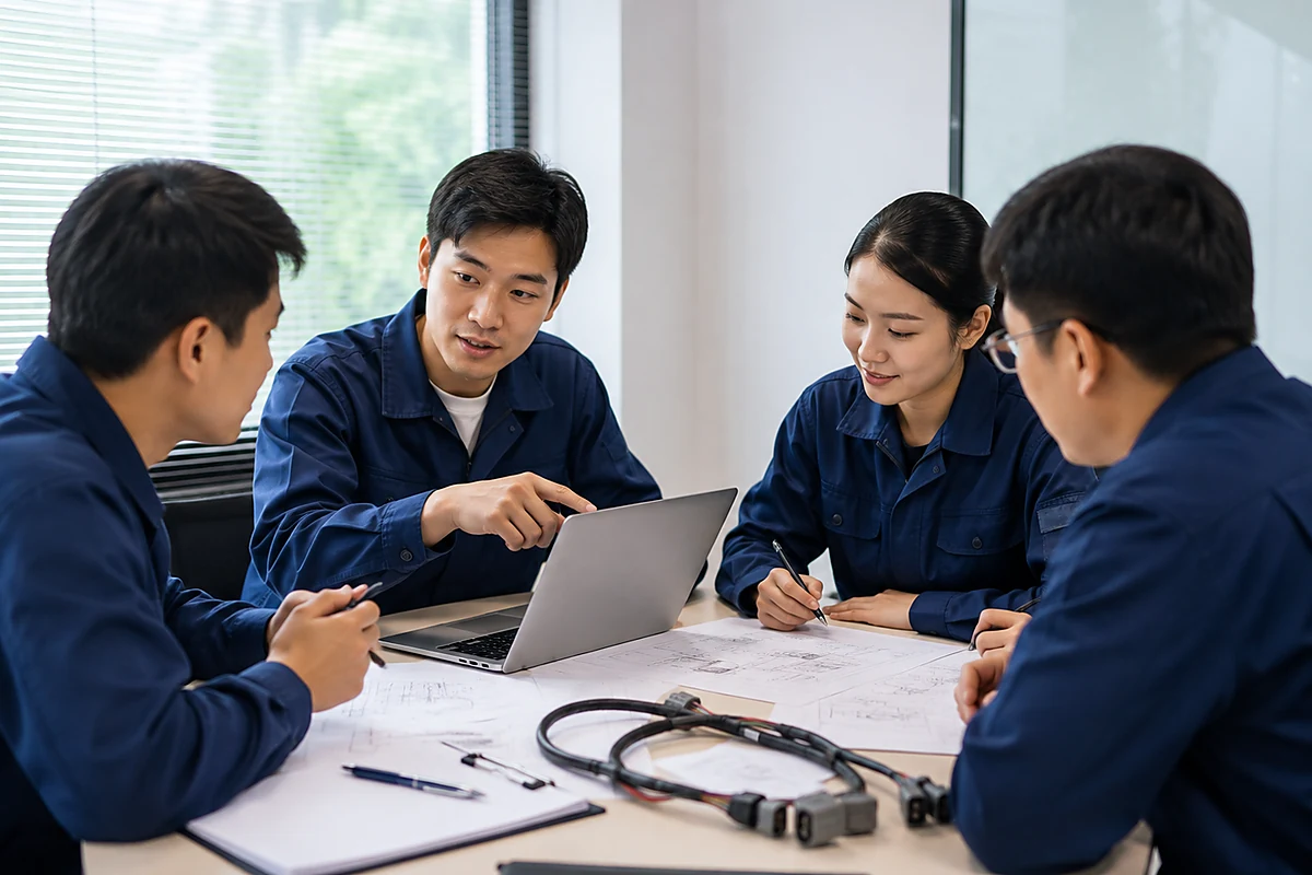 JowChain project team coordinating engineering, production and customer requirements