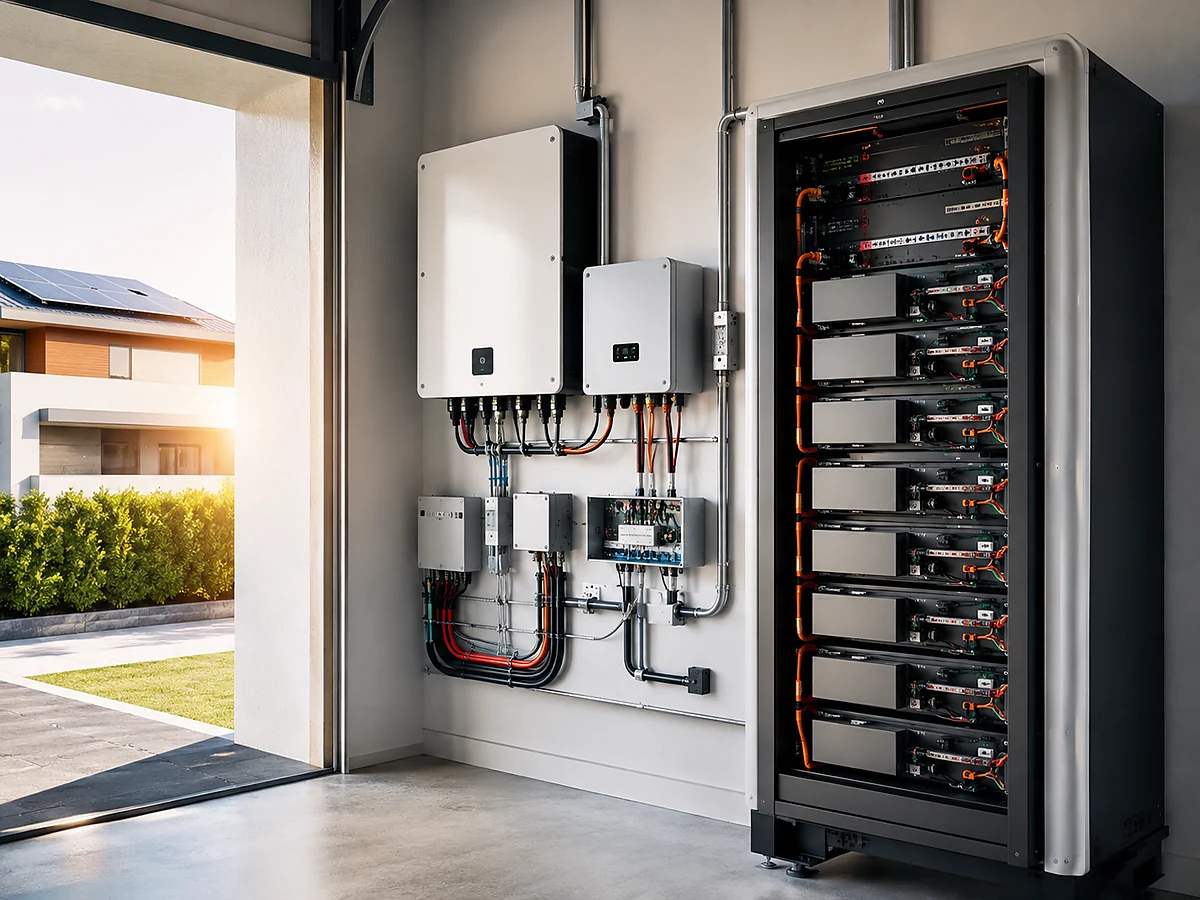Residential and commercial energy storage wiring harness
