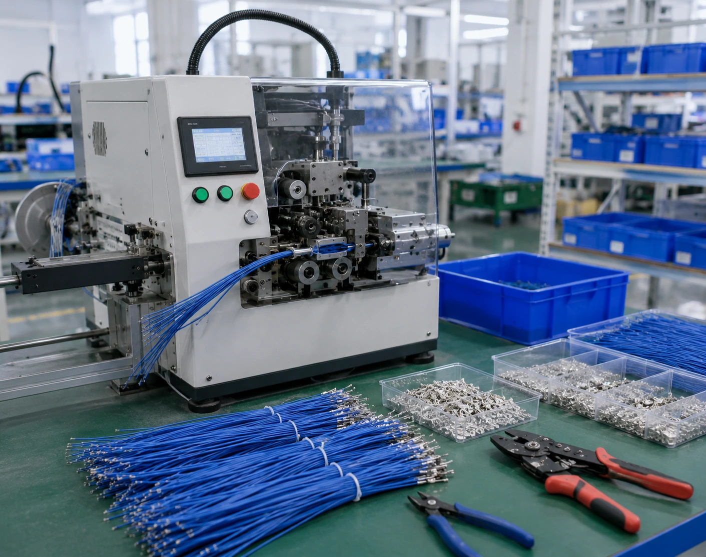 Wire harness production workshop