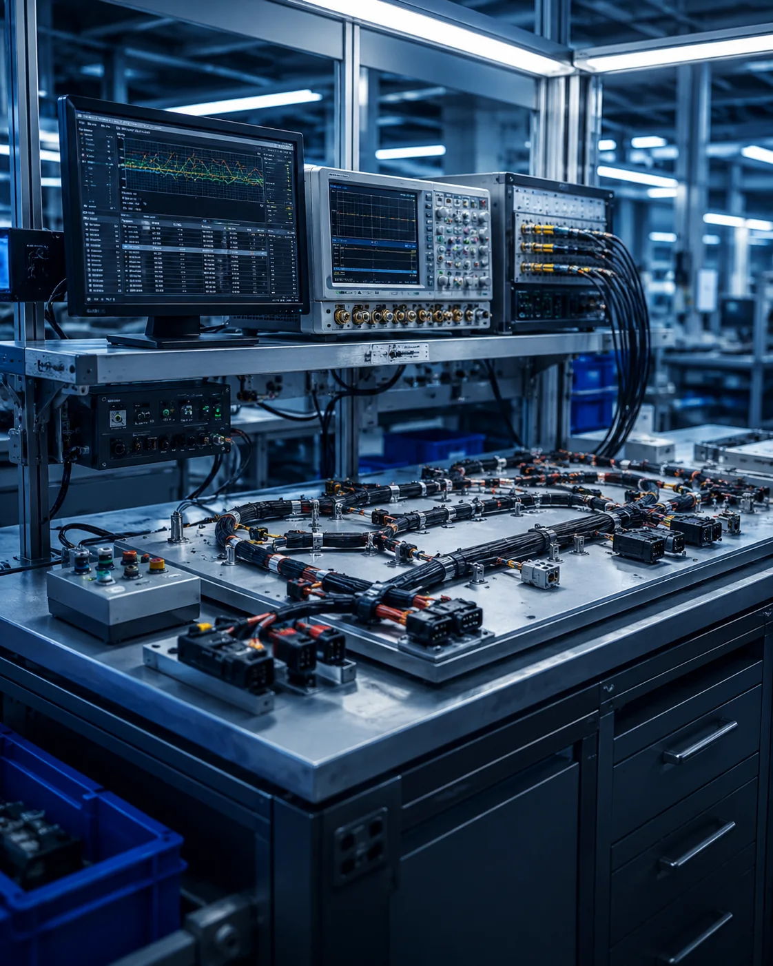 Wire harness testing and validation equipment