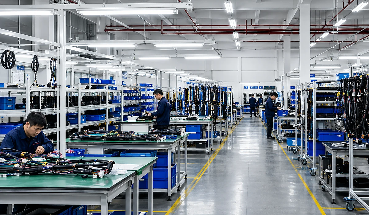 JowChain wire harness production workshop