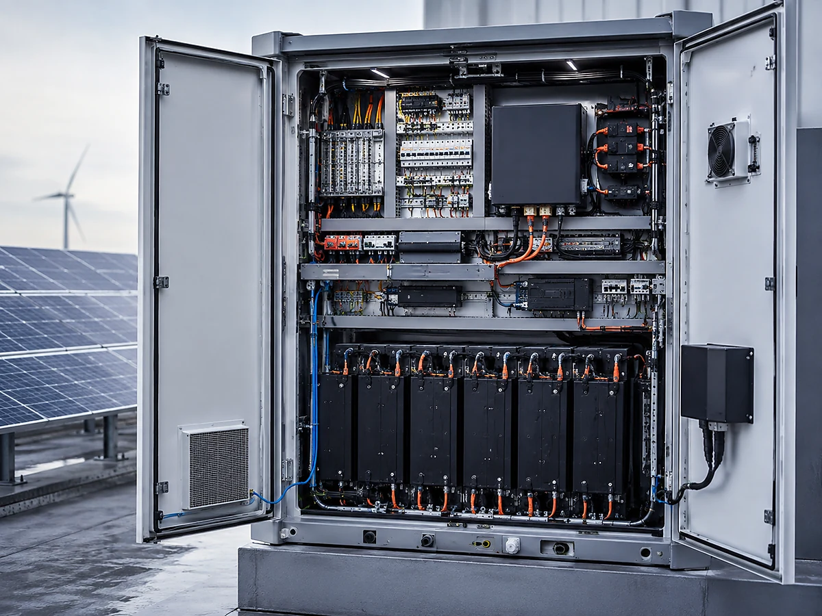 Renewable energy storage wiring harness system